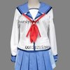 ANGEL BEATS 由理 水手服 含领饰头箍帽子