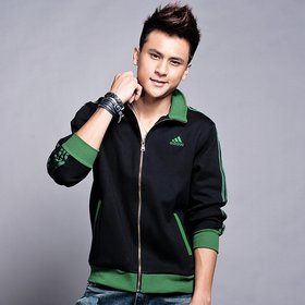 秋装正品<em>阿迪达斯ADIDAS三条杠</em>男<em>外套</em>纯棉连