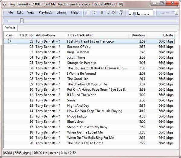 Tony Bennett - Tony Bennett At Carnegie Hall Hybrid SACD