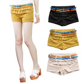 2012夏季新款韩版女装<em>短裤</em>休闲松紧腰围<em>码短</em>
