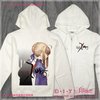 厚款拉链卫衣 FATE/zero27 Saber 亚瑟王塞巴秋冬装