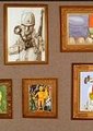 图画展览会海报