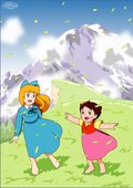 阿尔卑斯山的少女 海报