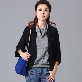 品牌欧美毛衣外套复古毛衣外贸外单针织开衫女