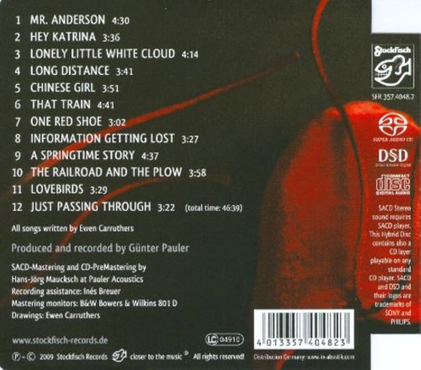 Ewen Carruthers -One Red Shoe(一隻红鞋 )[SACD-r]