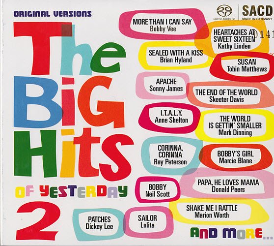 Various Artists -The Big Hits of Yesterday Vol 2(经典金曲原唱专辑 2)[SACD-r]