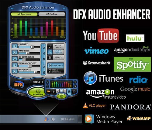 《媒体播放器音效外挂软件》(DFX Audio Enhancer)v11.106[压缩包]