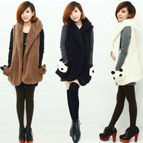 2012秋冬新款 韩版<em>中长款</em> 纯色<em>无袖</em>毛毛绒 <em>马夹</em>