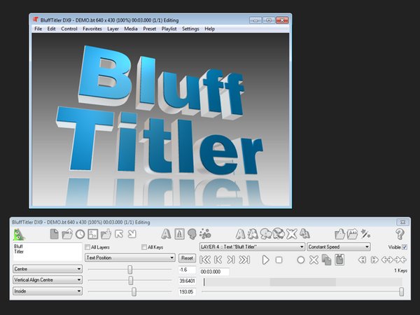 《3D文本动画制作工具》(Outerspace Software BluffTitler DX9 iTV)v8.3.1.4[压缩包]