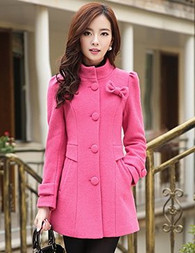 ZOYOYI 冬季女式女装韩版修身潮流大衣外套高