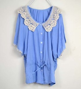 2012春装新款 韩版大码女装 夏季短袖蝙蝠衫 修