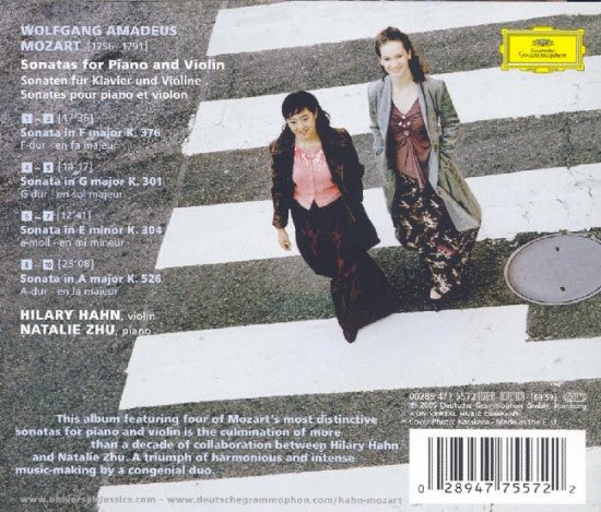 hilary hahn, natalie zhu -《莫札特:第廿四,十八,廿