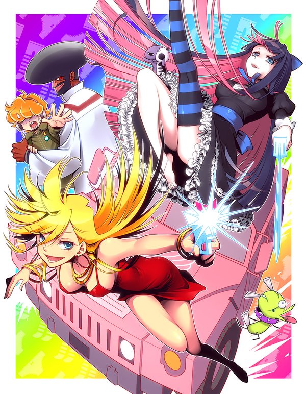 吊带袜天使(panty & stocking with garterbel) - 动漫图片 | 图片