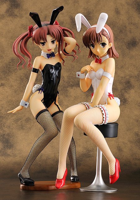 《某科学的超电磁炮》<em>炮姐</em>黑子双双兔女郎手办