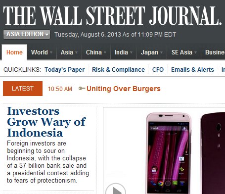 《[华尔街日报\/WSJ].2013年8月1日刊单期.亚洲