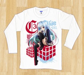 c3魔方少女+菲娅+动漫长袖t恤