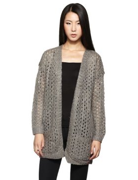 edc 女式 时尚镂空<em>针织开衫</em> LE0519F-199 <em>深灰</em>