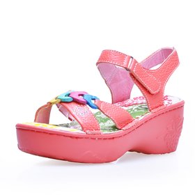 2012夏季热销 纯色中跟 魔术 贴 约会 鞋 时尚甜美