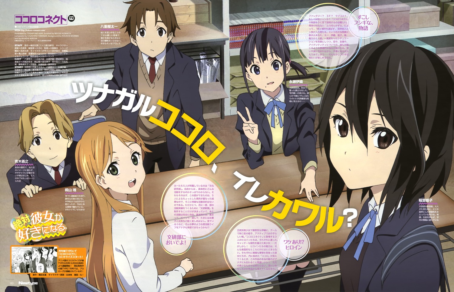 恋爱随意链接(kokoro connect) - 动漫图片 | 图片