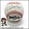 MLB 國民隊Michael-Morse-天使隊-Thompson-Rich 雙重親筆簽名球
