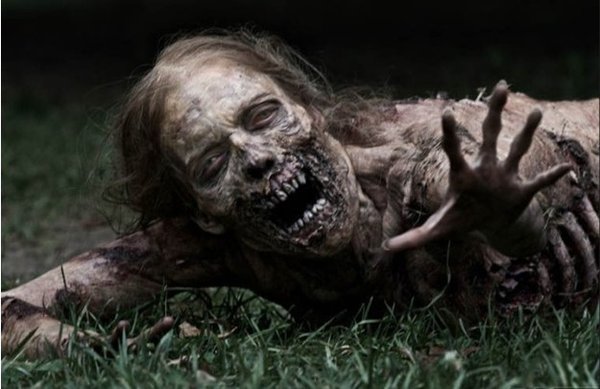 《行尸走肉网络剧》讲述被瑞克杀的不知名僵尸