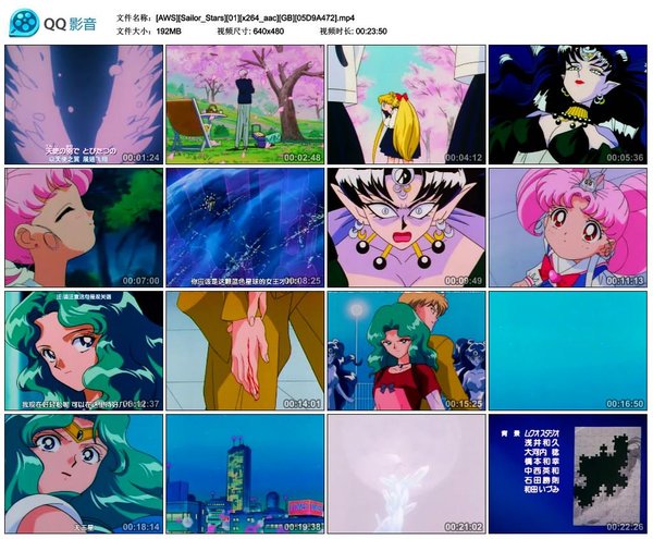 《<em>美少女战士第五部</em>》(Sailormoon SailorStars