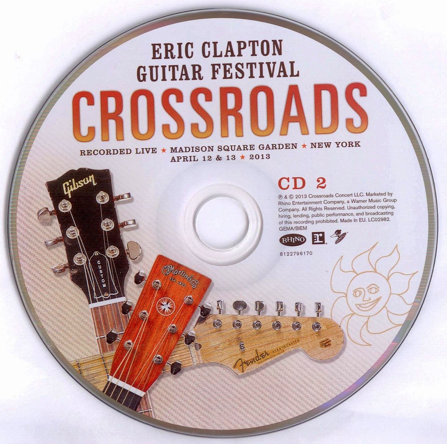 various artist -《eric clapton crossroads guitar festival 2013》