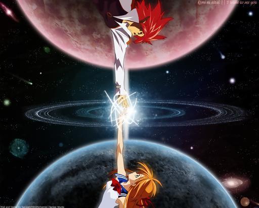 <em>仰望天空</em>的<em>少女</em>瞳中映照的世界