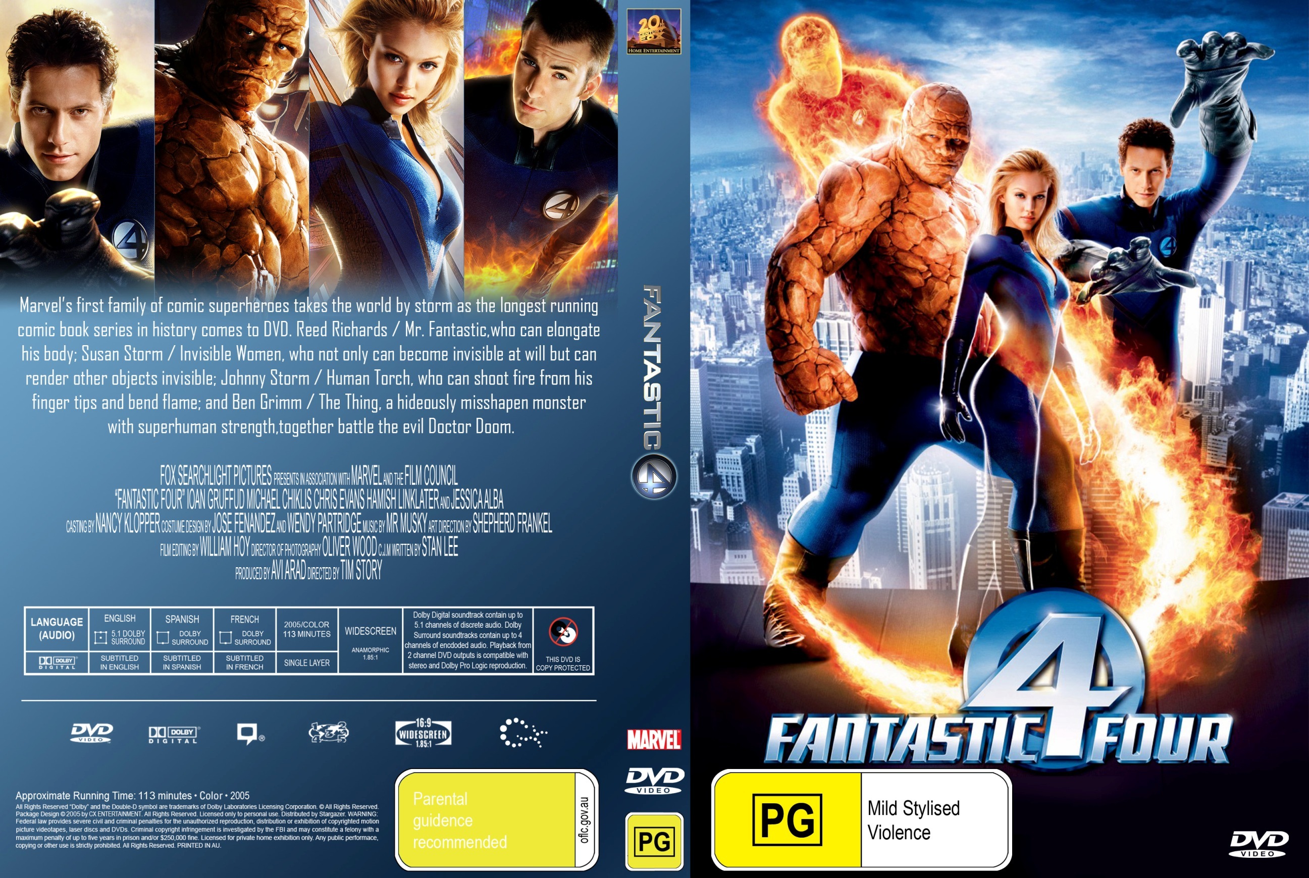 神奇四侠电影2005图片