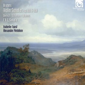 Isabelle Faust, Alexander Melnikov -《布拉姆斯:第2,3号钢琴奏鸣曲》(Brahms, Schumann & Dietrich Violin Sonatas)[FLAC]